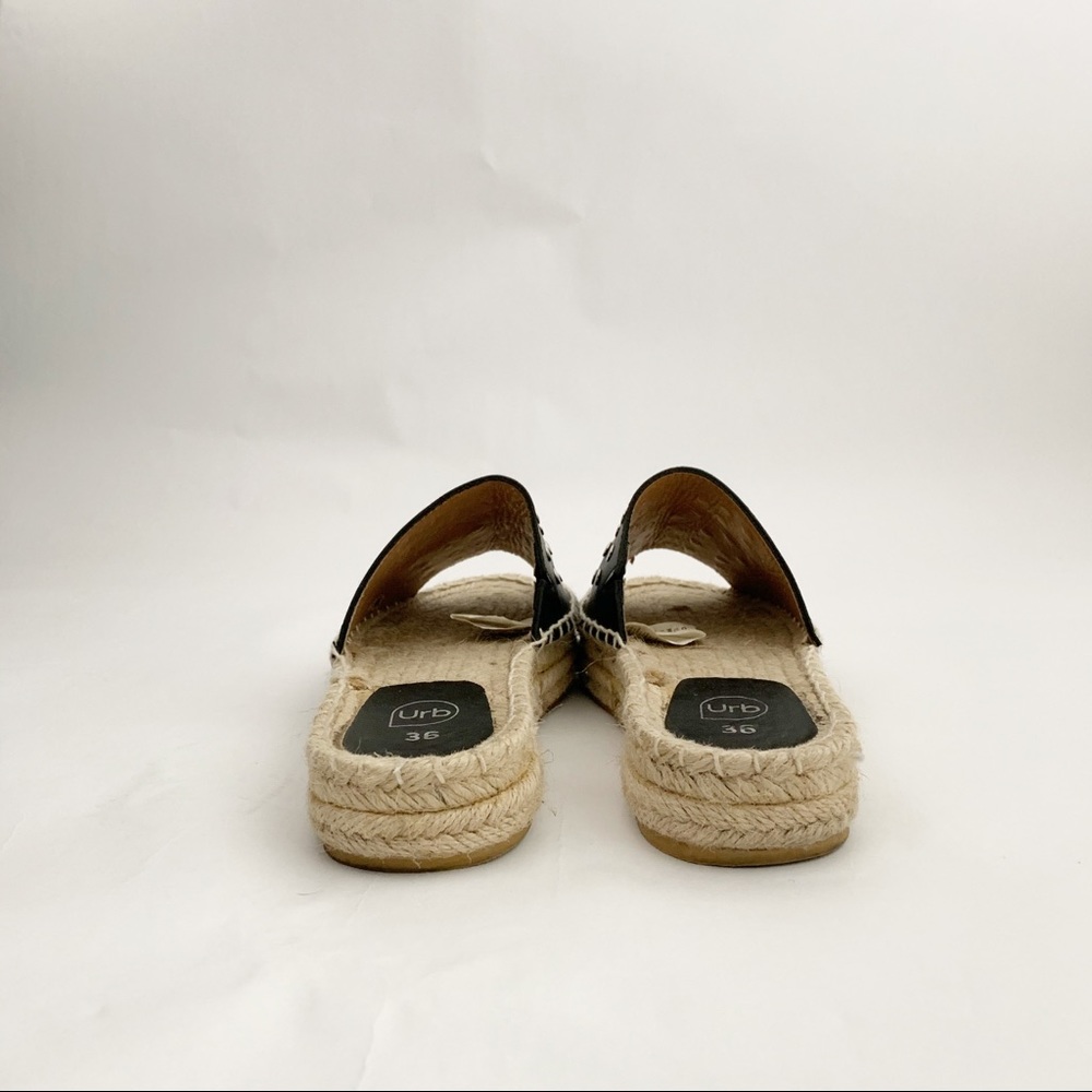 Urb Black Studded Espadrilles - SZ 36 - Picture 4 of 6